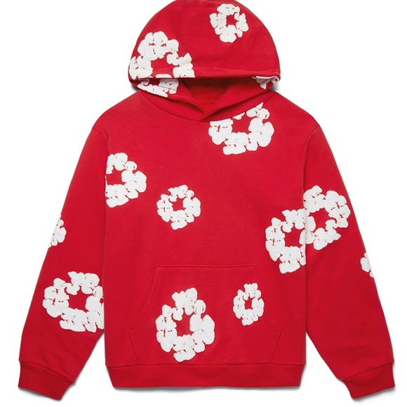 Denim Tears Other - Denim Tears Red Floral Sweatshirt